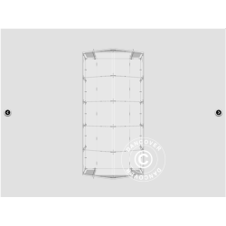 Lagertlt PRO 5x10x2x3,39m PVC 500g