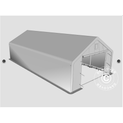 Lagertlt PRO 5x10x2x3,39m PVC 500g