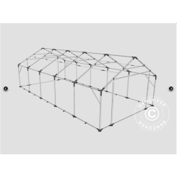 Lagertlt PRO 5x10x2x3,39m PVC 500g