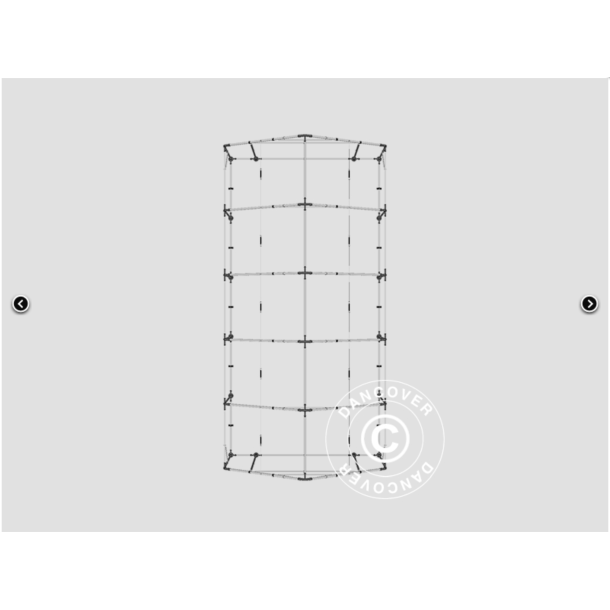 Lagertlt PRO 5x10x2x3,39m PVC 500g