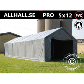 Lagertlt PRO 5x12x2x3,39m PVC 500g, Gr