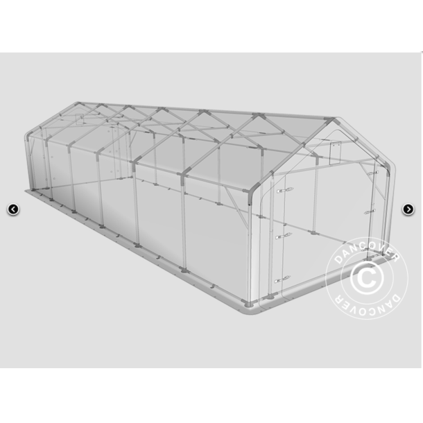 Lagertlt PRO 5x12x2x3,39m PVC 500g, Gr