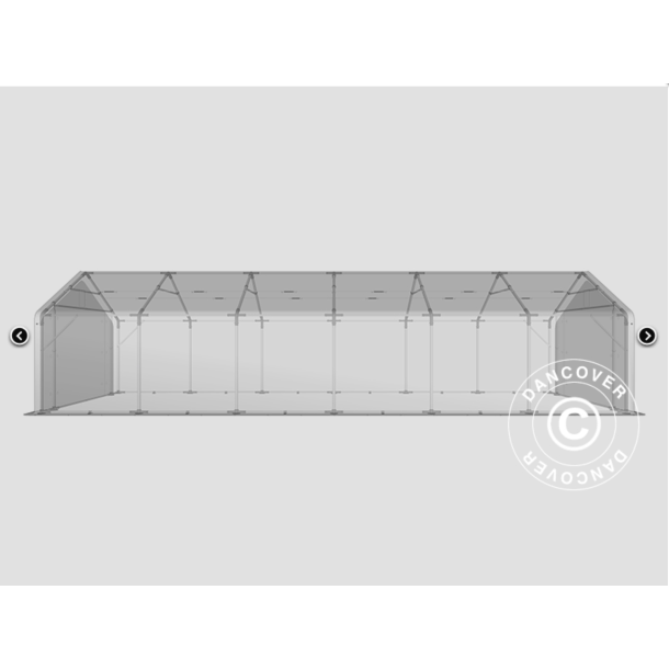 Lagertlt PRO 5x12x2x3,39m PVC 500g, Gr