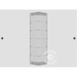 Lagertlt PRO 5x12x2x3,39m PVC 500g, Gr