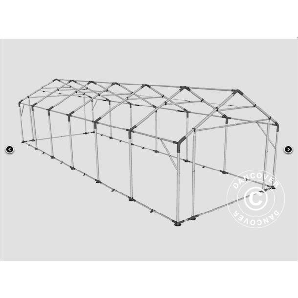 Lagertlt PRO 5x12x2x3,39m PVC 500g, Gr