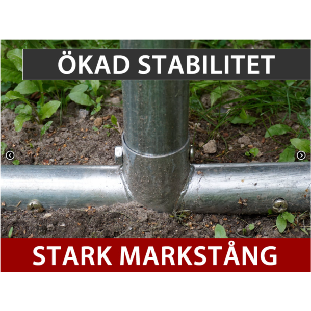 Lagertlt PRO 5x4x2x3,39m PVC 500g, Gr