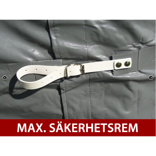 Lagertlt PRO 5x4x2x3,39m PVC 500g, Gr