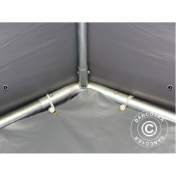 Lagertlt PRO 5x4x2x3,39m PVC 500g, Gr