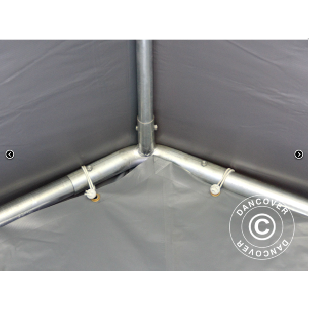 Lagertlt PRO 5x4x2x3,39m PVC 500g, Gr