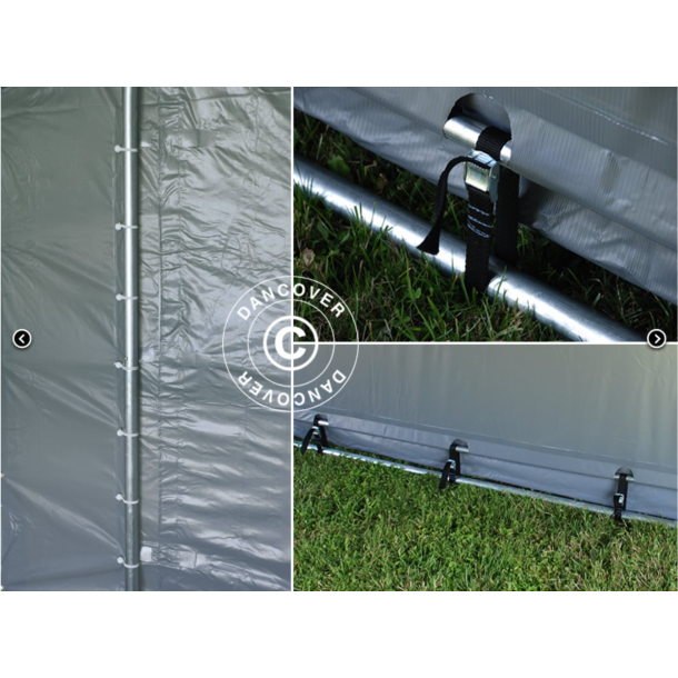 Lagertlt PRO 5x4x2x3,39m PVC 500g, Gr