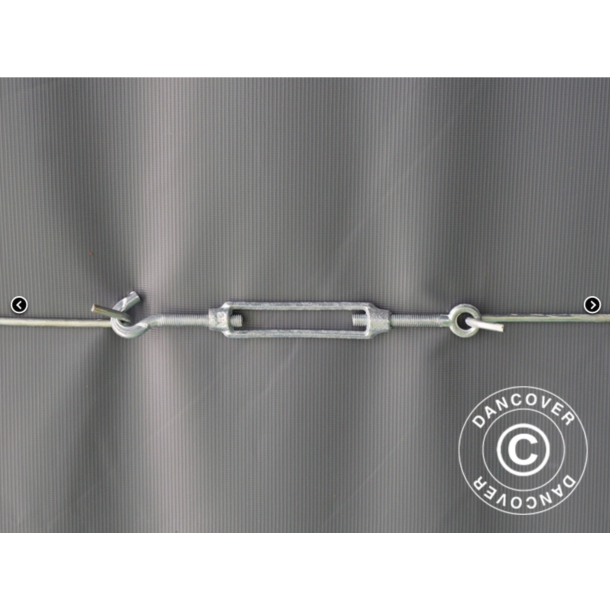 Lagertlt PRO 5x4x2x3,39m PVC 500g, Gr