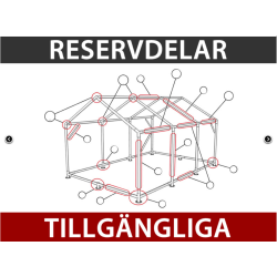 Lagertlt PRO 5x4x2x3,39m PVC 500g, Gr