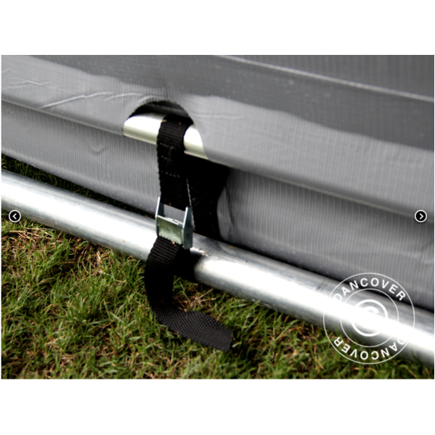 Lagertlt PRO 5x6x2x3,39m PVC 500g, Gr