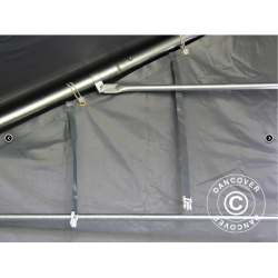 Lagertlt PRO 5x6x2x3,39m PVC 500g, Gr