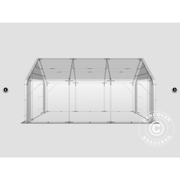 Lagertlt PRO 5x6x2x3,39m PVC 500g, Gr