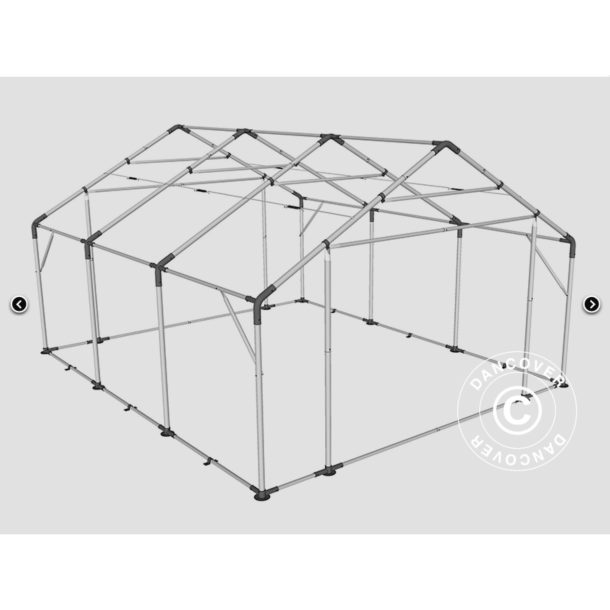 Lagertlt PRO 5x6x2x3,39m PVC 500g, Gr