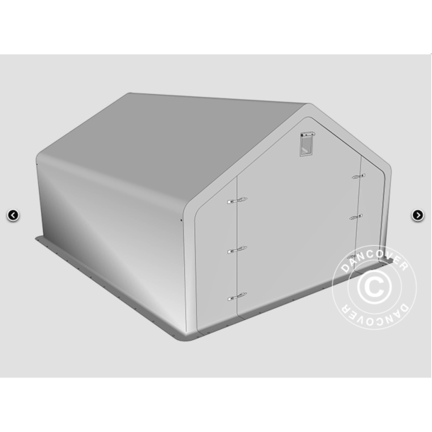 Lagertlt PRO 5x6x2x3,39m PVC 500g, Gr