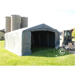 Lagertlt PRO 5x6x2x3,39m PVC 500g, Gr