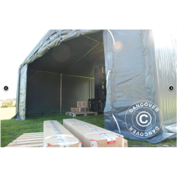 Lagertlt PRO 5x6x2x3,39m PVC 500g, Gr