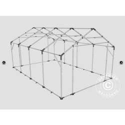 Lagertlt PRO XL 5x8x2,5x3,89m PVC 500g