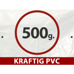 Lagertlt PRO XL 5x8x2,5x3,89m PVC 500g