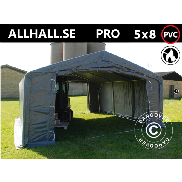 Lagertlt PRO 5x8x2x3,39m PVC 500g