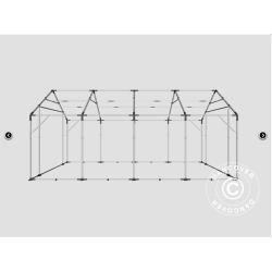 Lagertlt PRO 5x8x2x3,39m PVC 500g