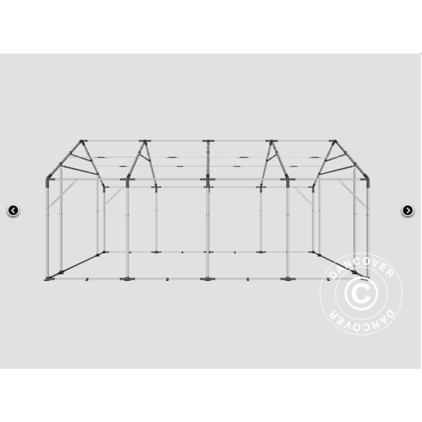 Lagertlt PRO 5x8x2x3,39m PVC 500g