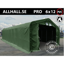 Lagertlt PRO 6x12x3,7m PVC 600g med takpanel