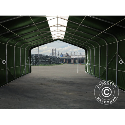 Lagertlt PRO 6x12x3,7m PVC 600g med takpanel