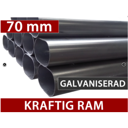 Lagertlt PRO 6x12x3,7m PVC 600g med takpanel