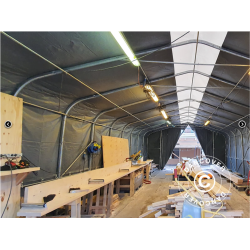 Lagertlt PRO 6x12x3,7m PVC 600g med takpanel