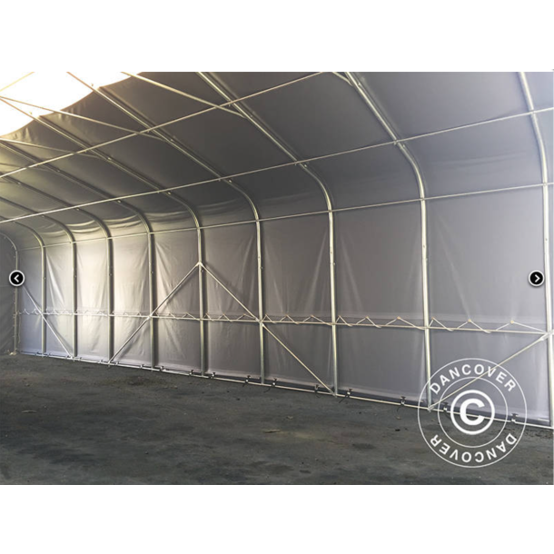 Lagertlt PRO 6x12x3,7m PVC 600g med takpanel