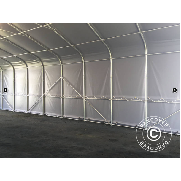 Lagertlt PRO 6x12x3,7m PVC 600g med takpanel