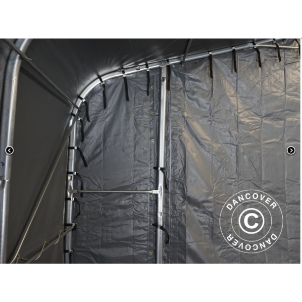 Lagertlt PRO 6x12x3,7m PVC 600g med takpanel