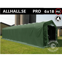 Lagertlt PRO 6x18x3,7m PVC 600g med takpanel