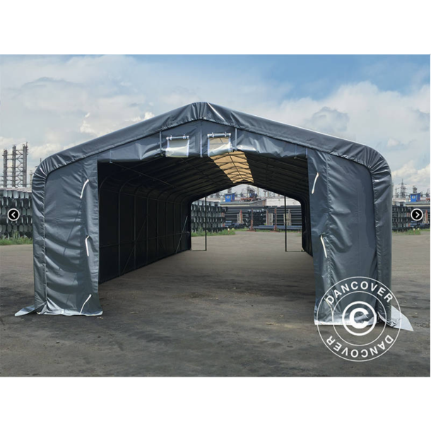 Lagertlt PRO 6x18x3,7m PVC 600g med takpanel