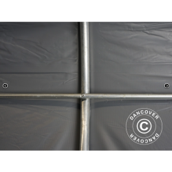 Lagertlt PRO 6x18x3,7m PVC 600g med takpanel