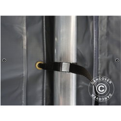 Lagertlt PRO 6x18x3,7m PVC 600g med takpanel