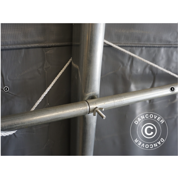 Lagertlt PRO 6x18x3,7m PVC 600g med takpanel