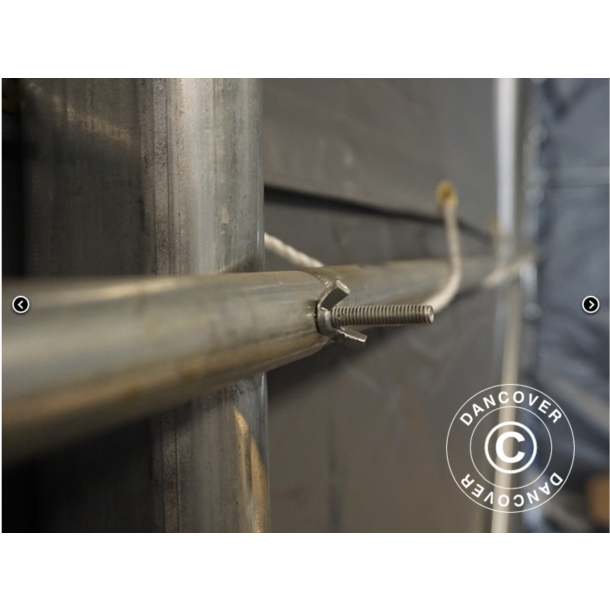 Lagertlt PRO 6x18x3,7m PVC 600g med takpanel