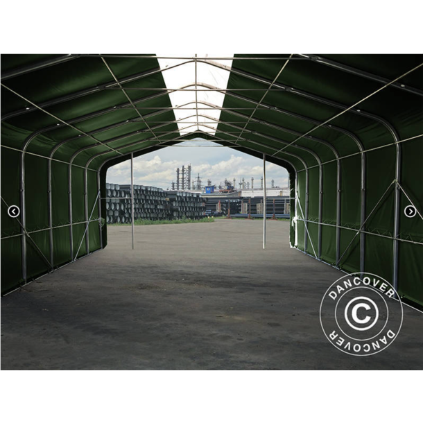 Lagertlt PRO 6x18x3,7m PVC 600g med takpanel