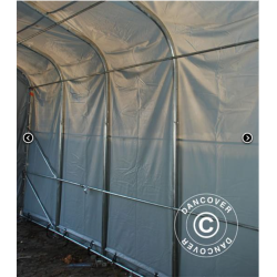 Lagertlt PRO 6x18x3,7m PVC 600g med takpanel