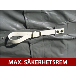 Lagertlt PRO 6x18x3,7m PVC 600g med takpanel