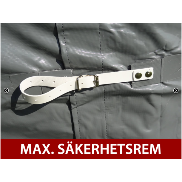 Lagertlt PRO 6x18x3,7m PVC 600g med takpanel