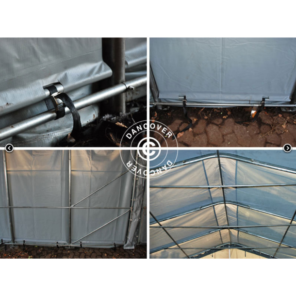 Lagertlt PRO 6x18x3,7m PVC 600g med takpanel