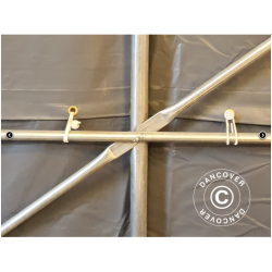 Lagertlt PRO 6x18x3,7m PVC 600g med takpanel