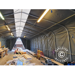 Lagertlt PRO 6x18x3,7m PVC 600g med takpanel