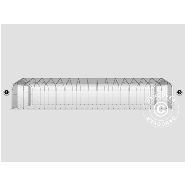 Lagertlt PRO 6x18x3,7m PVC 600g med takpanel