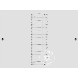 Lagertlt PRO 6x18x3,7m PVC 600g med takpanel